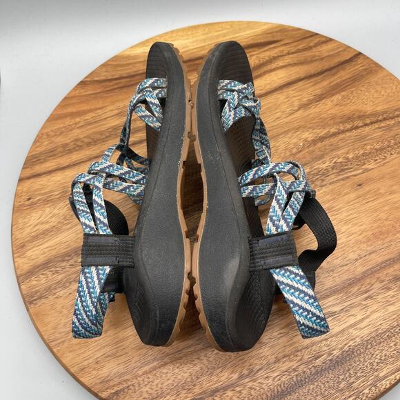 Chaco ZX2 Sandals Womens Size 8 Blue Green Comfort Hiking Water Strappy Shoes - Picture 6 of 8